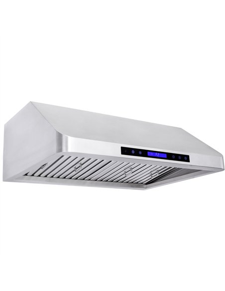 Commercial Extraction Canopy with Filter, Range Hood, Fan, Lights &amp Speed Control 900mm  | Stalwart DA-AP238PS1536