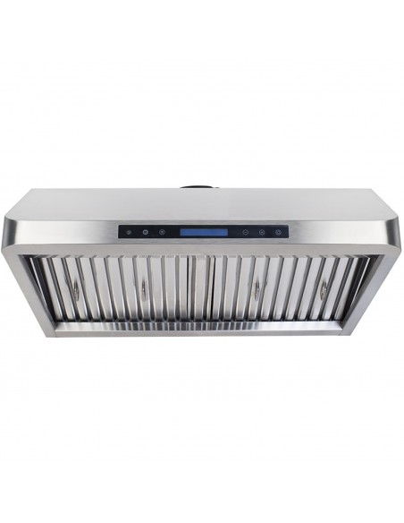 Commercial Extraction Canopy with Filter, Range Hood, Fan, Lights &amp Speed Control 900mm  | Stalwart DA-AP238PS1536
