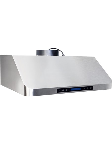 Commercial Extraction Canopy with Filter, Range Hood, Fan, Lights &amp Speed Control 900mm  | Stalwart DA-AP238PS1536