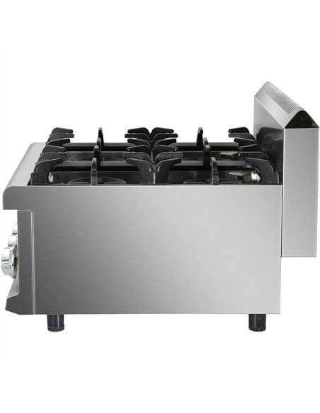 Commercial Gas boiling top 4 burners 14.2kW | Stalwart DA-HGR605