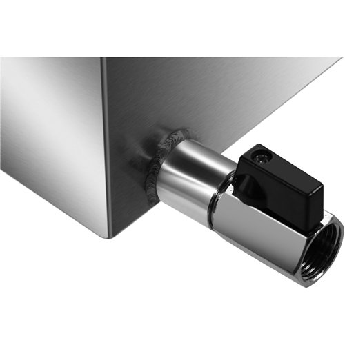 Commercial Bain Marie with Glass top sneeze guard 5xGN1/2 | Stalwart DA-HBM25