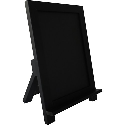 Tabletop Magnetic Chalk Board with Magnetic Surface and Stand Black Frame 9.5&quot×14&quot (241×356mm)  | Stalwart DA-GWA304
