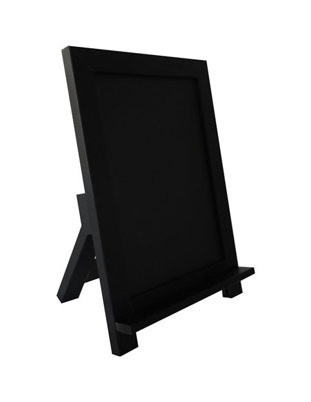 Tabletop Magnetic Chalk Board with Magnetic Surface and Stand Black Frame 9.5&quot×14&quot (241×356mm)  | Stalwart DA-GWA304
