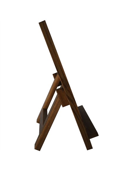 Tabletop Magnetic Chalk Board with Magnetic Surface and Stand Brown Frame 9.5&quot×14&quot (241×356mm)  | Stalwart DA-GWA306