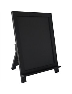 Tabletop Magnetic Chalk Board with Magnetic Surface and Stand Black Frame 12&quot×17&quot (305×432mm)  | Stalwart DA-GWA308