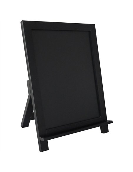 Tabletop Magnetic Chalk Board with Magnetic Surface and Stand Black Frame 12&quot×17&quot (305×432mm)  | Stalwart DA-GWA308