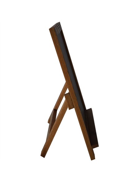 Tabletop Magnetic Chalk Board with Magnetic Surface and Stand Brown Frame 12&quot×17&quot (305×432mm) | Stalwart DA-GWA310