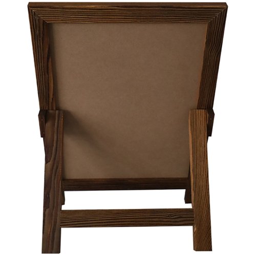 Tabletop Magnetic Chalk Board with Magnetic Surface and Stand Brown Frame 12&quot×17&quot (305×432mm) | Stalwart DA-GWA310