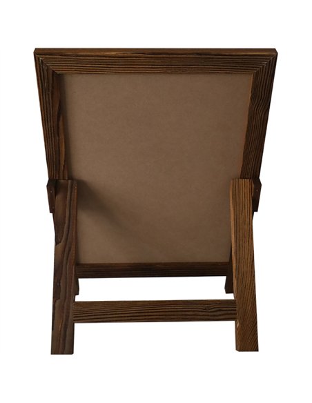 Tabletop Magnetic Chalk Board with Magnetic Surface and Stand Brown Frame 12&quot×17&quot (305×432mm) | Stalwart DA-GWA310