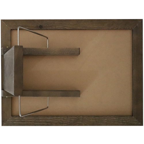 Tabletop Magnetic Chalk Board with Magnetic Surface and Adjustable Stand Brown Frame 11&quot×15&quot (279×381mm) | Stalwart DA-G