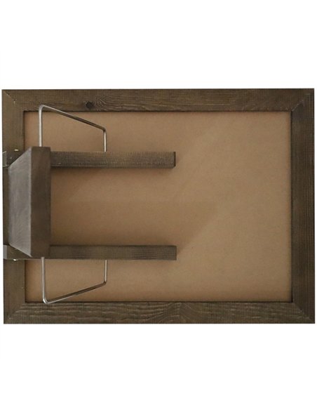 Tabletop Magnetic Chalk Board with Magnetic Surface and Adjustable Stand Brown Frame 11&quot×15&quot (279×381mm) | Stalwart DA-G