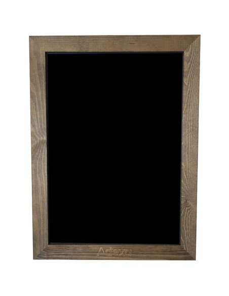 Tabletop Magnetic Chalk Board with Magnetic Surface and Adjustable Stand Brown Frame 11&quot×15&quot (279×381mm) | Stalwart DA-G