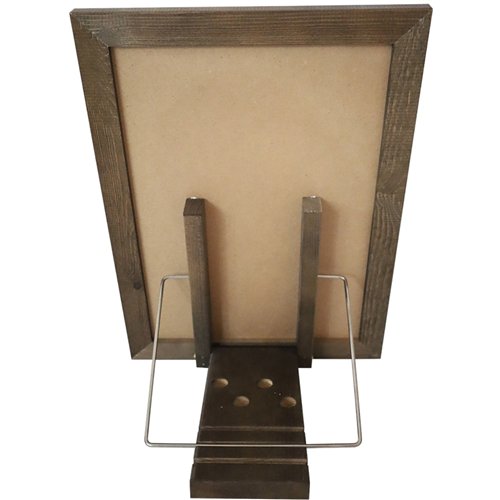 Tabletop Magnetic Chalk Board with Magnetic Surface and Adjustable Stand Brown Frame 11&quot×15&quot (279×381mm) | Stalwart DA-G