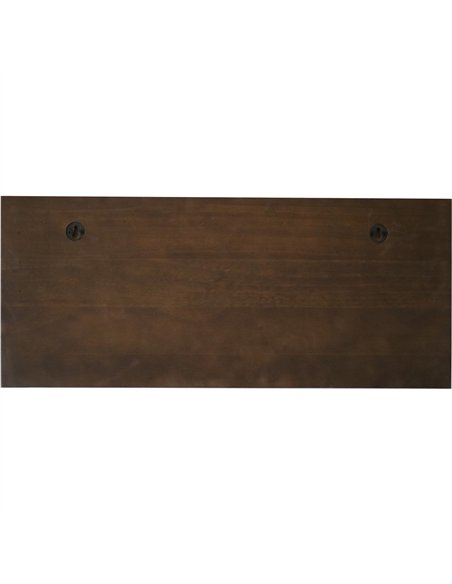 Rustic Wall Mounted 24&quot (610mm) Coat Rack Shelf with 5 Rustic Hooks Solid Pine Wood Brown | Stalwart DA-GWA322