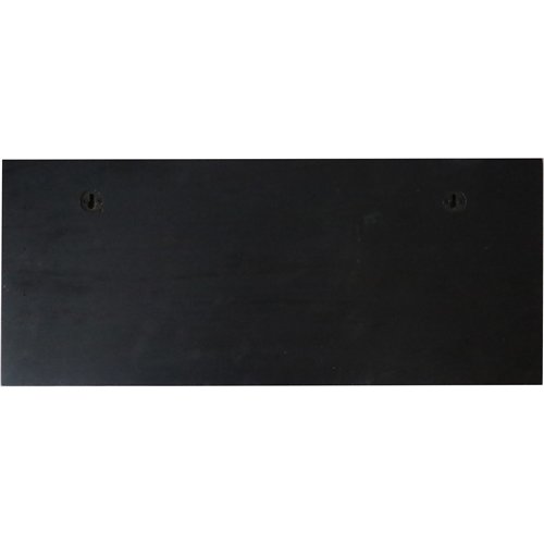 Rustic Wall Mounted 24&quot (610mm) Coat Rack Shelf with 5 Rustic Hooks Solid Pine Wood Black | Stalwart DA-GWA324