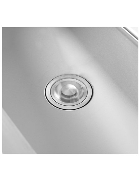 Commercial Stainless Steel Pot Wash Sink with Single Bowl and Splashback 1000x600x850mm | Stalwart DA-QNH606
