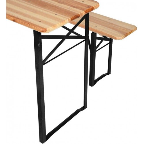 Three Piece Foldable Beer Table and...