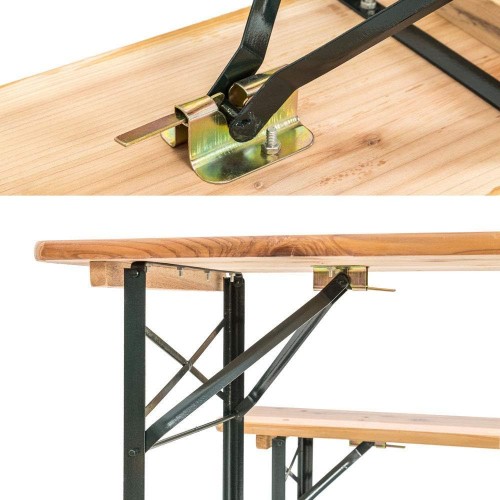 Three Piece Foldable Beer Table and...