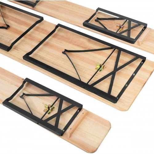 Three Piece Foldable Beer Table and...