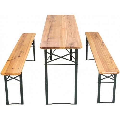 Three Piece Foldable Beer Table and...