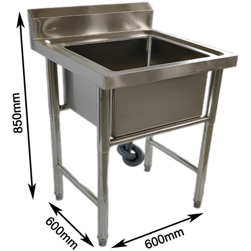 Commercial Stainless Steel Pot Wash...