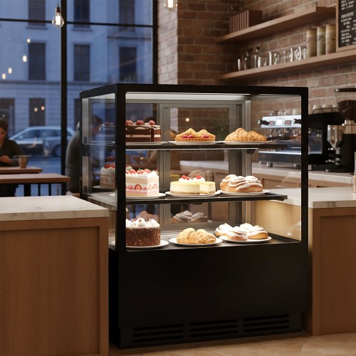 Cake counter Straight front...
