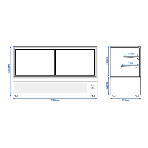 Cake Counter Straight Front 2000 x...