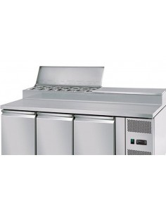 Preparation Counter 3 doors 8xGN1/3 1795x700x1085mm | DA-SH37 2