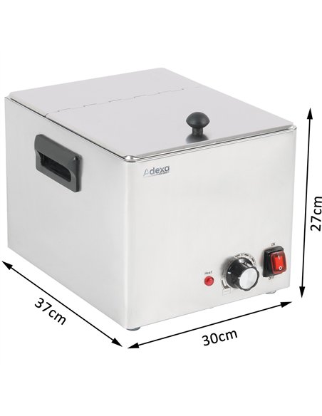 Commercial Hot dog Warmer 8 litres 1kW | Stalwart DA-XDESW8