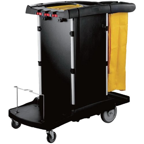 Professional Janitor High Capacity Cleaning Cart 1212×575×1115mm | Stalwart DA-JWCCID