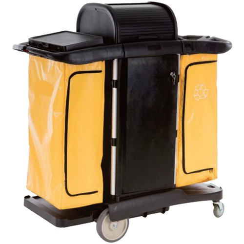 Professional Janitor High Capacity Medical Cleaning Cart 1300×575×1320mm | Stalwart DA-JWCCMS