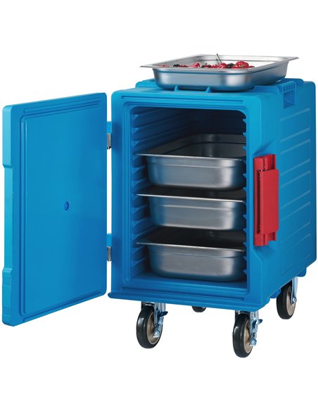 Insulated Front-Loading Mobile Bakery Pan Carrier for GN1/1 &amp GN1/2 Trays Polypropylane 477×680×760mm | Stalwart DA-JWIPCC