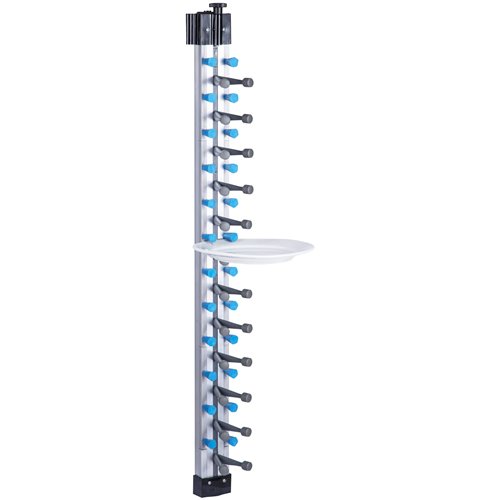 Commercial 12-Plate Wall-Mounted Plate Rack 120x100x1015mm | Stalwart DA-JWWM12