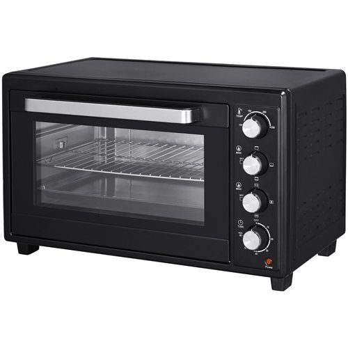 Commercial 45L Electric Convection Oven with Rotisserie 1800W 587×410×363mm | Stalwart DA-TO4501RCL