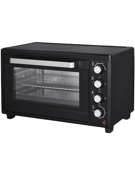 Commercial 45L Electric Convection Oven with Rotisserie 1800W 587×410×363mm | Stalwart DA-TO4501RCL