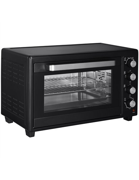 Commercial 45L Electric Convection Oven with Rotisserie 1800W 587×410×363mm | Stalwart DA-TO4501RCL