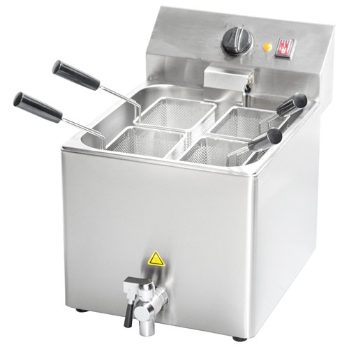 Commercial Electric 12L Table-Top Pasta Boiler with 4 Baskets and Drain Tap 514×582×432mm | Stalwart DA-HP12CT