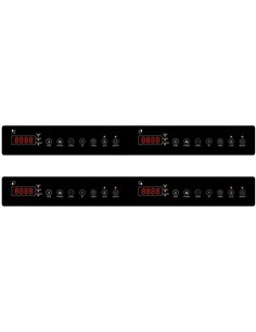 Commercial Countertop 4-Zone Induction Cooker with Legs 14kW (4 × 3500W) Touch Control Hardwired | Stalwart DA-CX140A 2