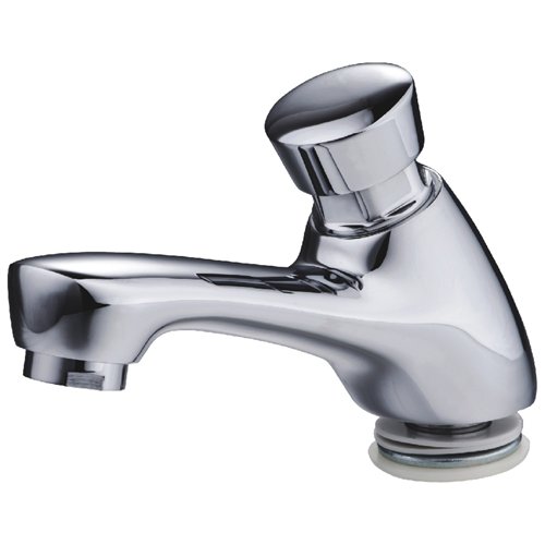Commercial Basin Pillar Tap Push-Down Self-Closing Faucet Chrome | Stalwart DA-BXF224