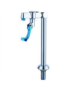 8&quot Pedestal Push-Back Single Glass Filler Faucet with Instant Shut-Off | Stalwart DA-BXF228