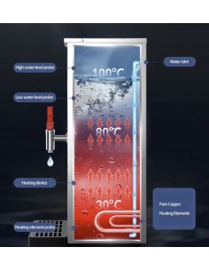 Commercial Electric Hot Water Boiler 10 Litres Black 226×358×580mm | Stalwart DA-ECL102 2