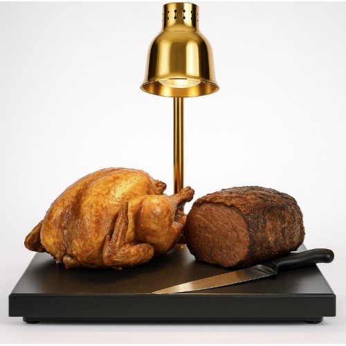 Single Heat Lamp Carving Station 500 × 450 × 645 mm – Heated Carvery Unit for Restaurants & Buffets