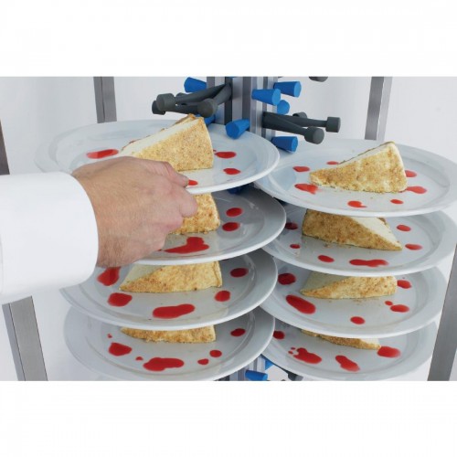 Vogue Mobile Plate Rack 84 Plates