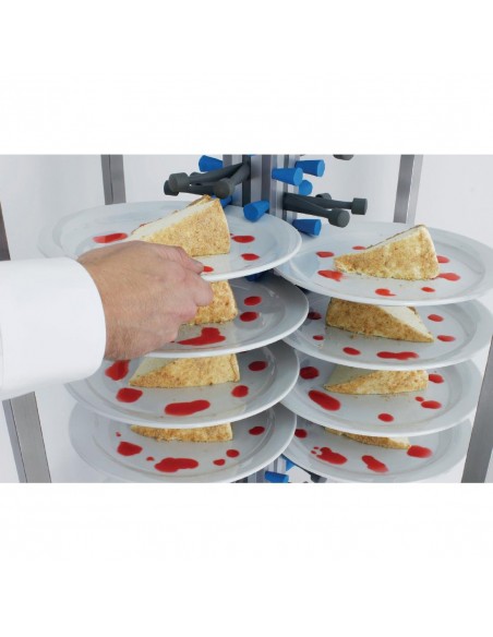 Vogue Mobile Plate Rack 84 Plates