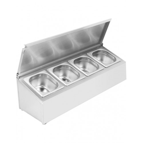 Commercial Condiment Holder with lid...
