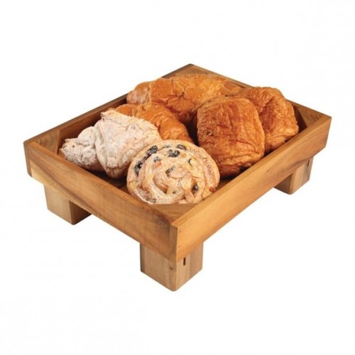 Olympia Wooden Menu Holder and Riser