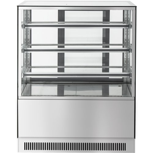 Cake counter 1500x730x1300mm 3 shelves Stainless steel base LED | Stalwart DA-GN1500RF3