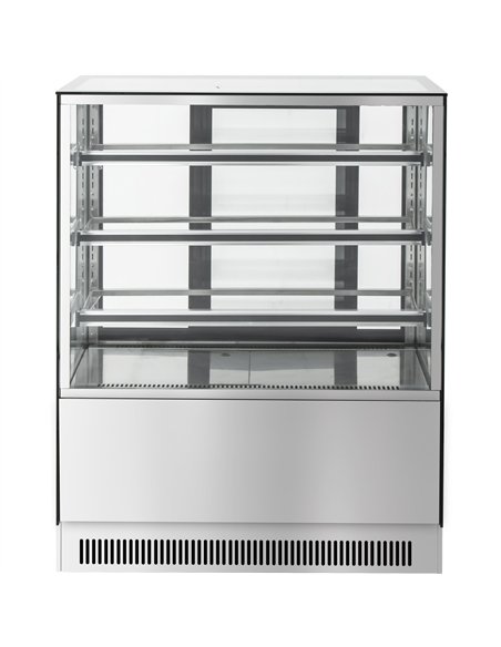 Cake counter 1500x730x1300mm 3 shelves Stainless steel base LED | Stalwart DA-GN1500RF3