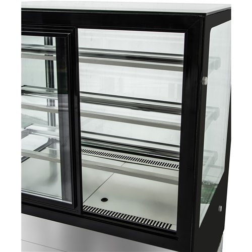 Cake counter 1500x730x1300mm 3 shelves Stainless steel base LED | Stalwart DA-GN1500RF3