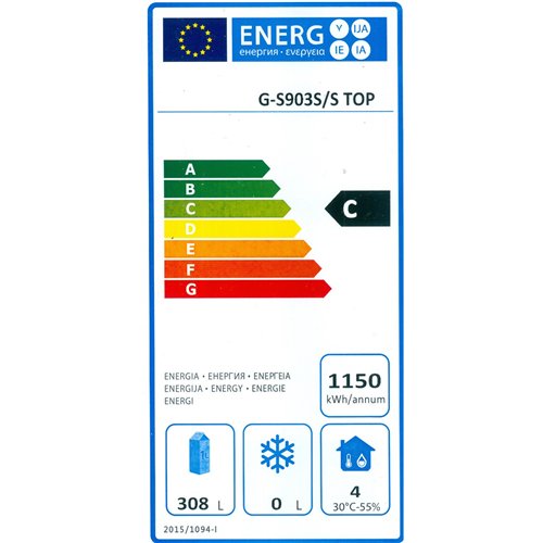Refrigerated Counter 3 doors | Stalwart DA-THS903S/STOP